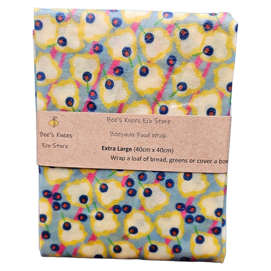 Extra Large Beeswax Wrap - Avo Flower
