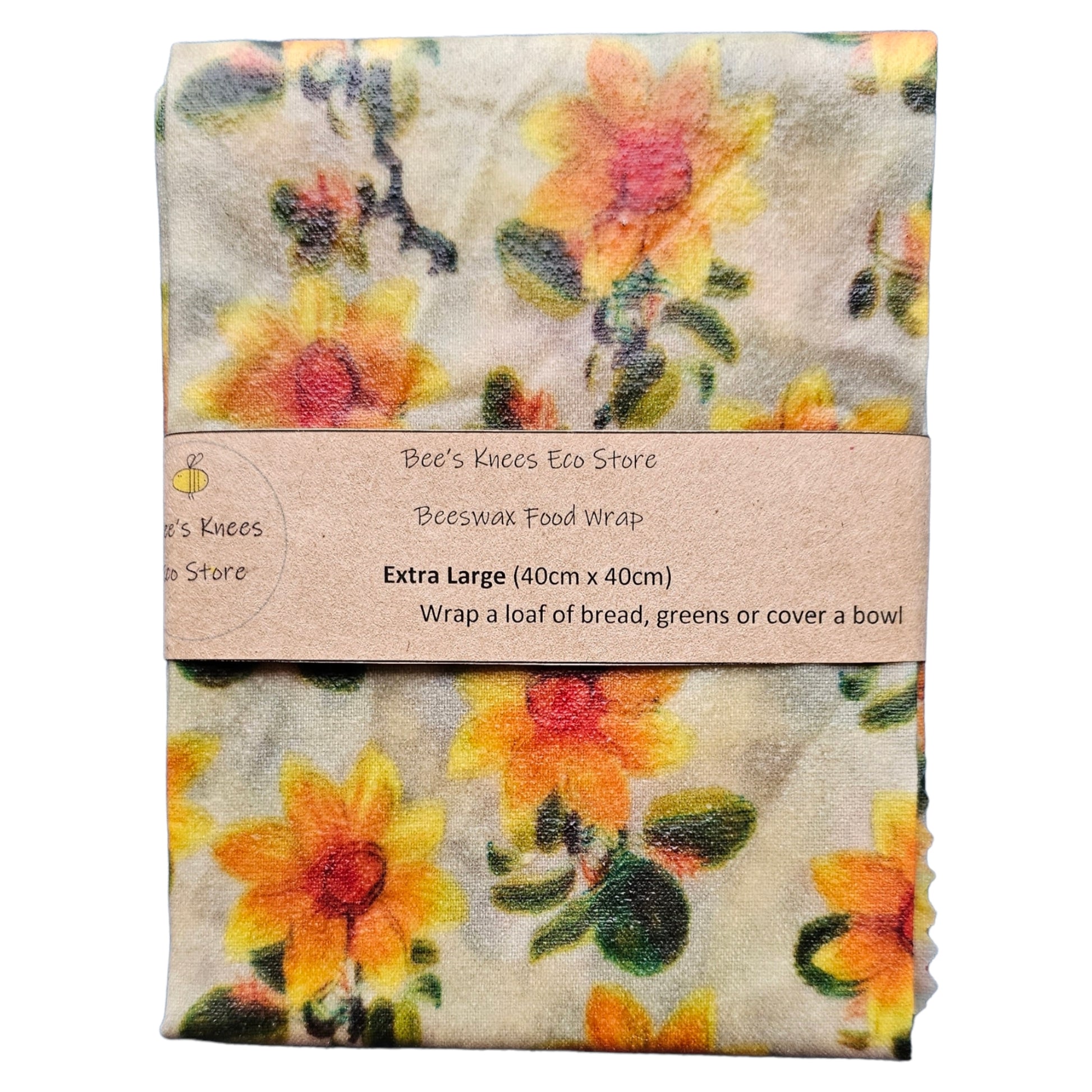 Dainty Daisy Bread Wrapt Extra Large – beewrapt