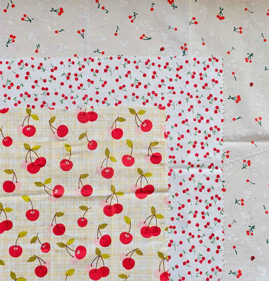 Beeswax Wrap DIY KIT "Cherries"