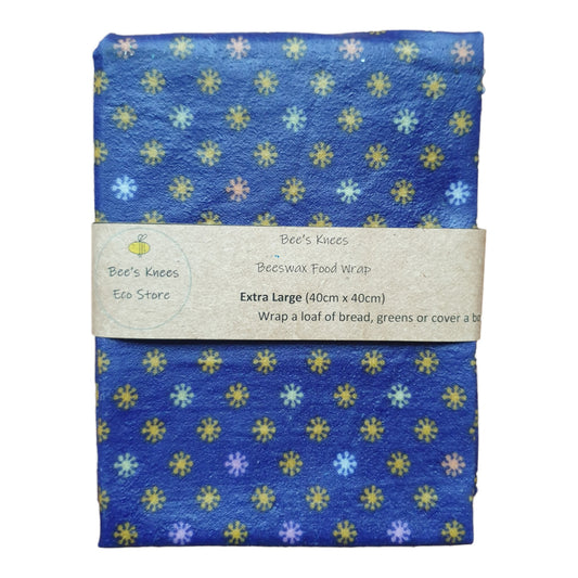 Extra Large Beeswax Wrap - Ditzy Blue