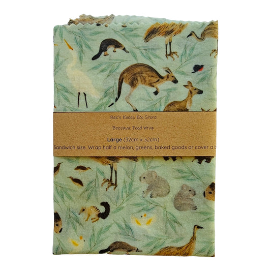 Large Beeswax Wrap - Katherine Quinn All Animals