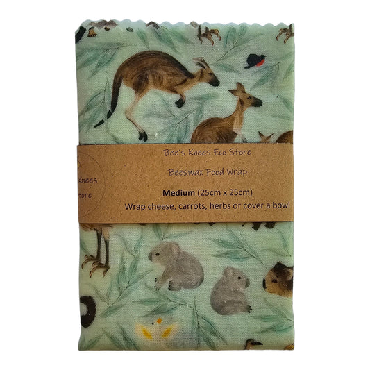 Medium Beeswax Wrap - Katherine Quinn All Animals