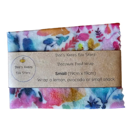 Small Beeswax Wrap - Ninola Watercolour Flowers
