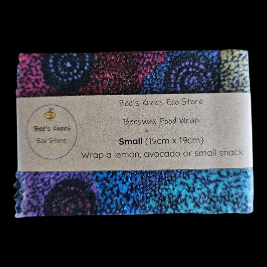Small Beeswax Wrap - Snake Dreaming Multi
