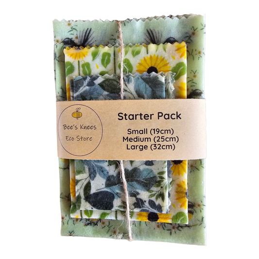 STARTER PACK Beeswax Wraps "Fantail"