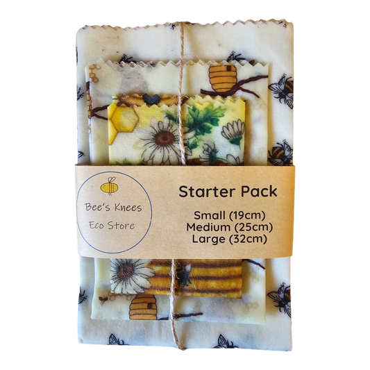 STARTER PACK Beeswax Wraps "Honey Pot"